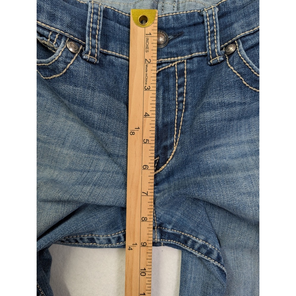 Ariat Womens Real Denim Bootcut Jeans 30L Workwear Embroidered Blue - Picture 8 of 11